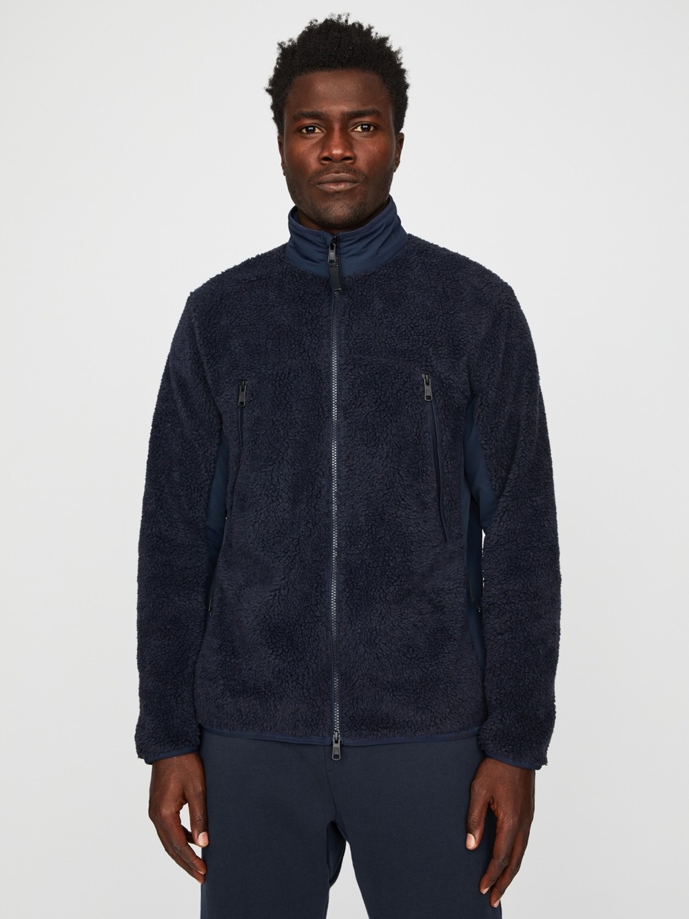 Hill City - Gap - High Pile Jacket - Navy - Men’s Large - Retail $148